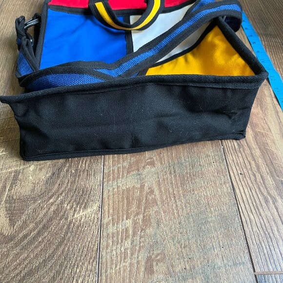 Tokiké *Colorblock Expandable Tote* | Geometric | Dust Bag Included | Adjustable - Picture 9 of 16